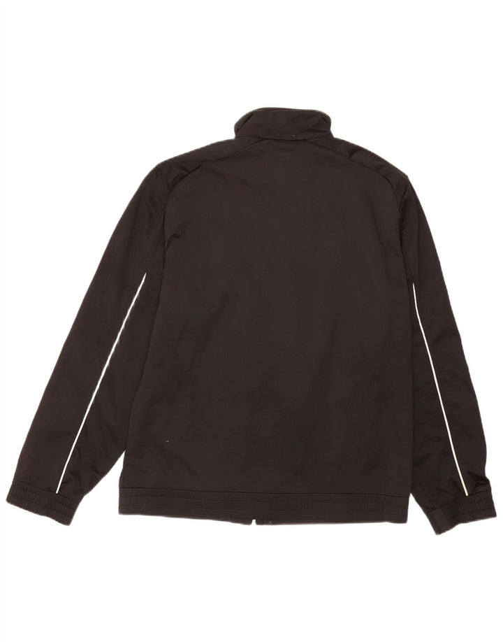Lotto Hombre Regular Fit Chándal Top Chaqueta Mediana Negro Poliéster Deportes
