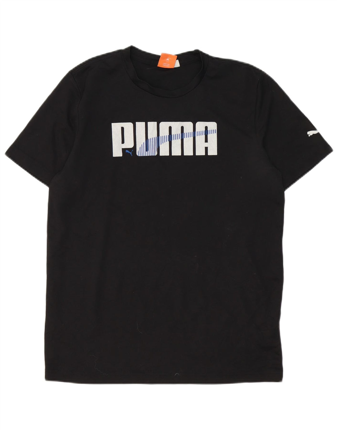 Puma - Camiseta gráfica para hombre, talla pequeña, color negro