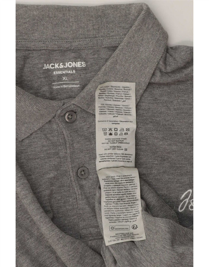 Polo Jack & Jones Hombre XL Algodón Gris