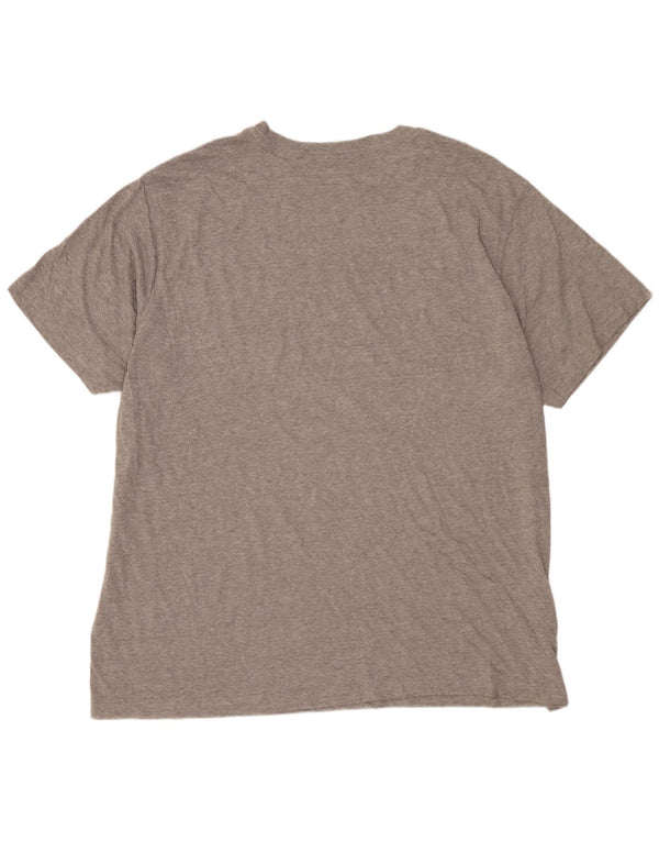 EDDIE BAUER Camiseta para hombre Top 2XL Gris Algodón