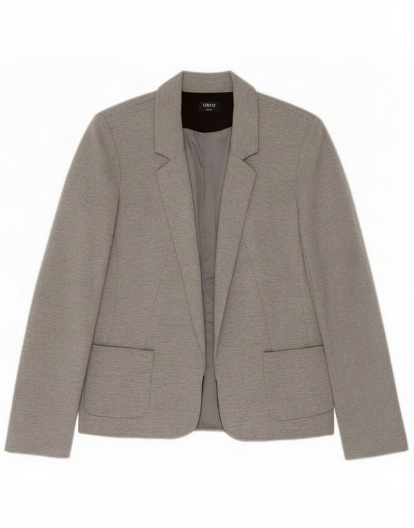 Chaqueta tipo blazer abierta para mujer Oasis UK 8 Small Poliéster gris