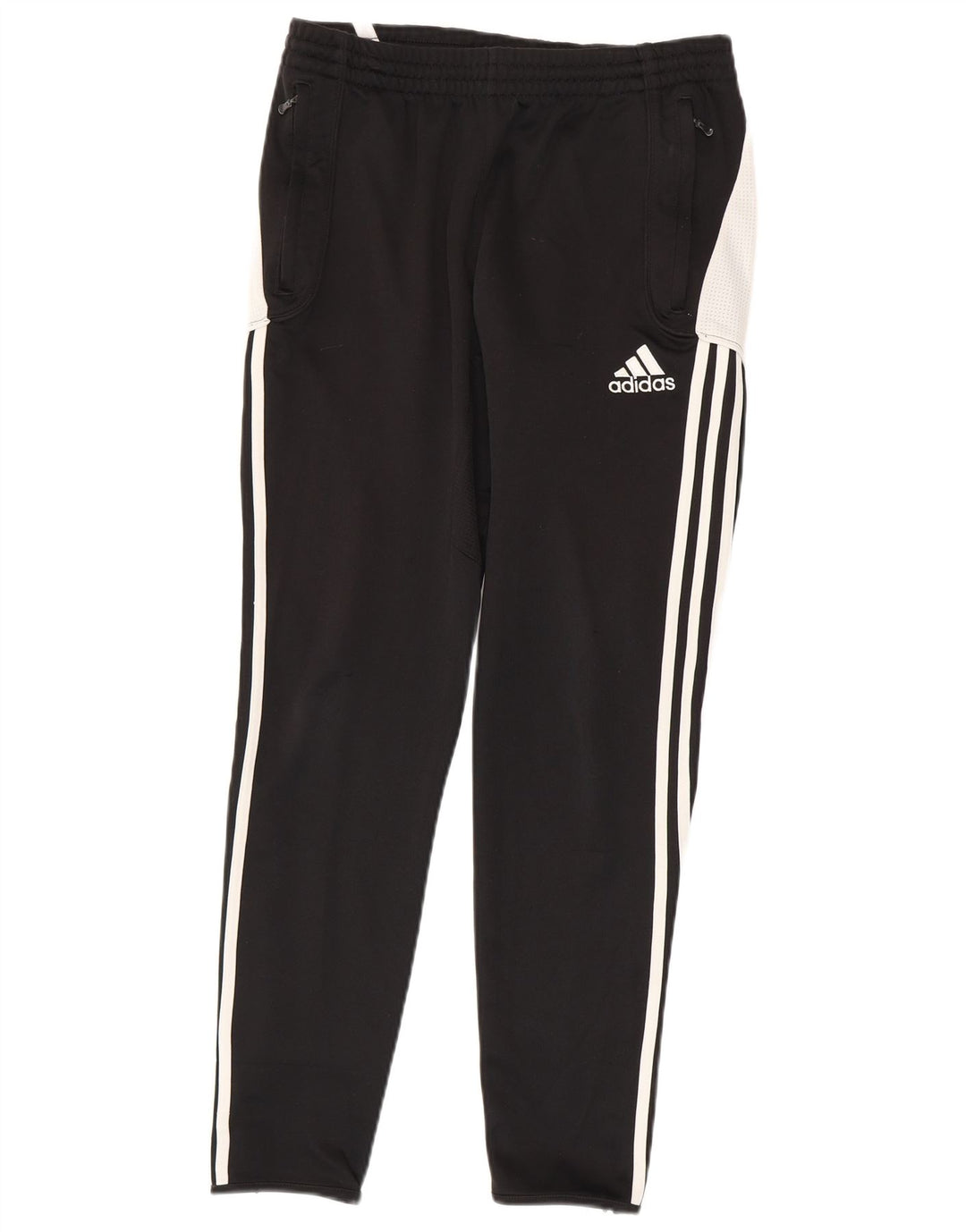ADIDAS Hombre Climalite Pantalones De Chándal Grande Negro Colorblock Poliéster