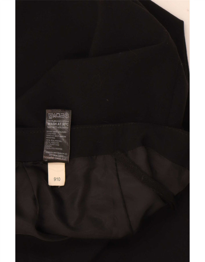 Marks & Spencer Falda lápiz para mujer UK 46 Large W34 Poliéster negro