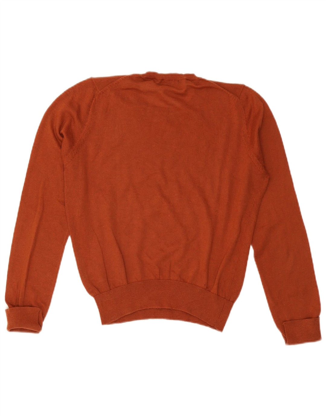 ZARA Jersey de cuello redondo para mujer, talla 40, talla grande, color naranja
