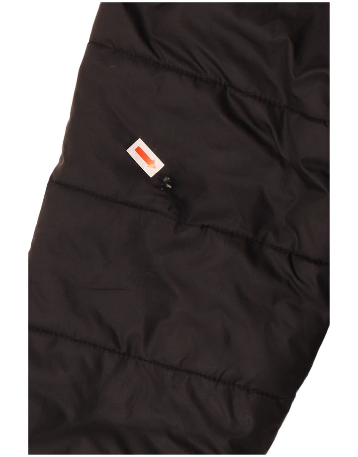 Ellesse Chaqueta Acolchada Reversible con Capucha De Gran Tamaño para Mujer UK 8 Small Black