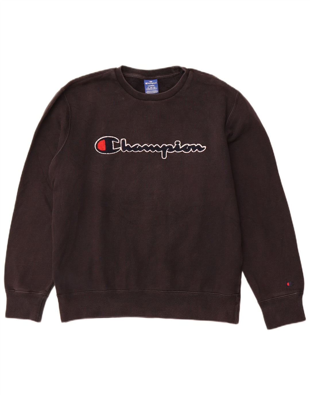 CHAMPION Sudadera gráfica para hombre Jumper Large Black