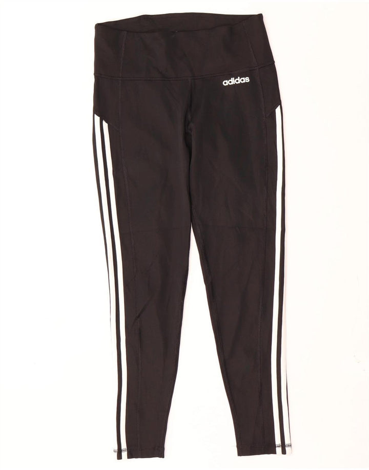 Leggings ADIDAS Aeroready para mujer Reino Unido 12/14 Mediano Negro Poliéster