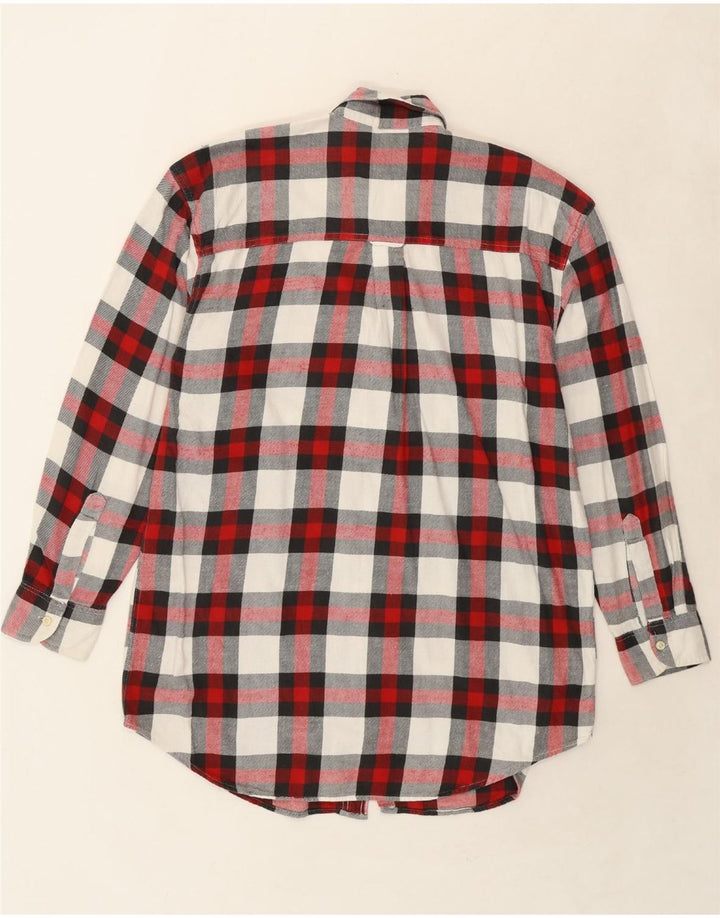 CHAPS RALPH LAUREN Mens Flannel Shirt Large Red Check Cotton Vintage Chaps Ralph Lauren and Second-Hand Chaps Ralph Lauren from Messina Hembry 