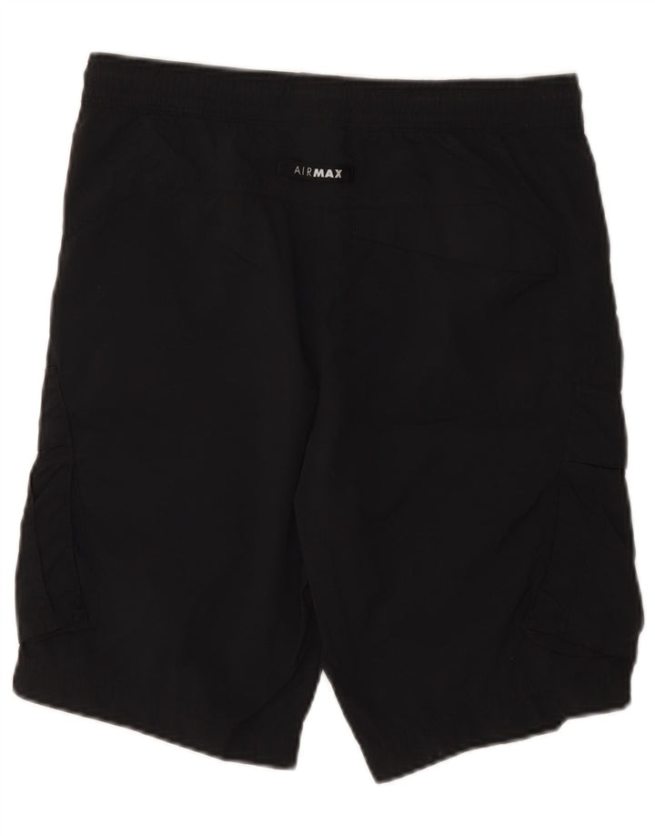 Nike - Pantalones cortos tipo cargo para hombre, talla pequeña, W29, nailon negro