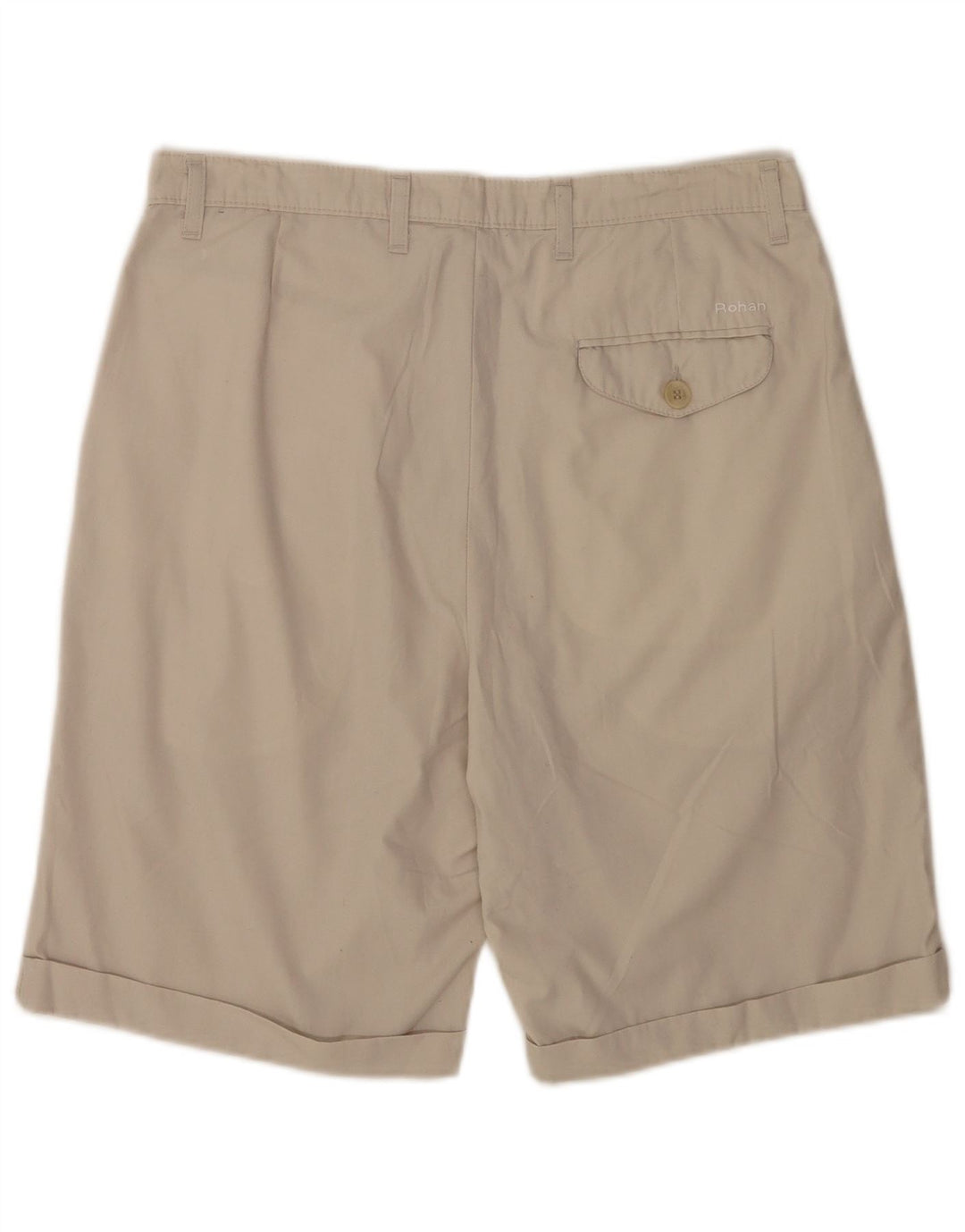 Rohan Mens Pegged Chino Shorts W34 Poliéster Beige Grande