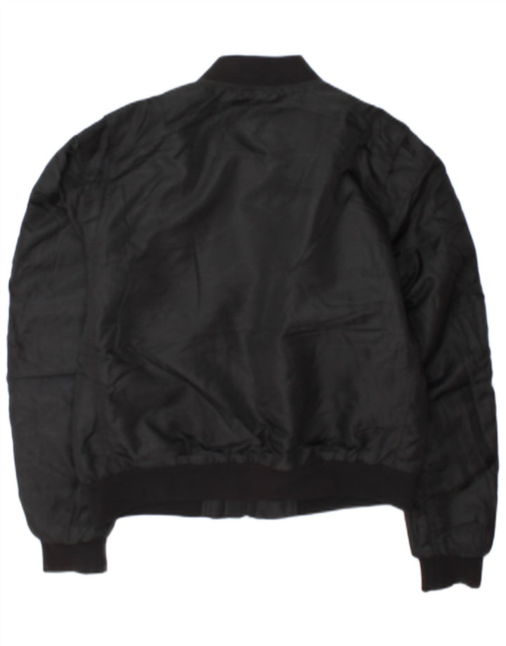 Superdry Chaqueta Bomber para Mujer UK 40 Mediano Poliéster Negro