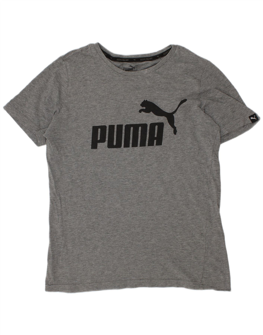 Puma Camiseta gráfica para niño 11-12 años Gris