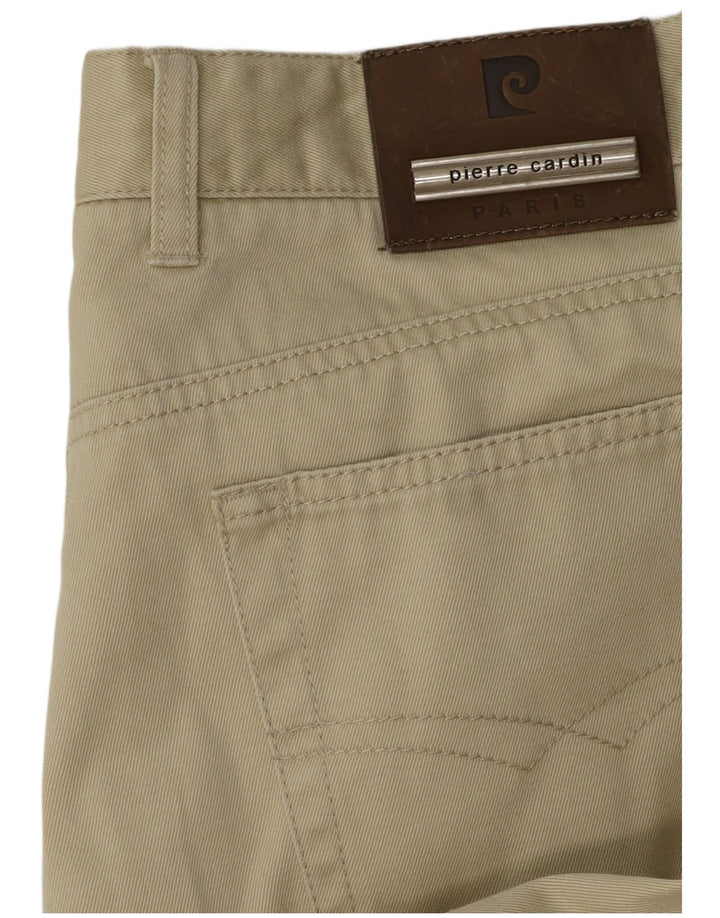 PIERRE CARDIN Pantalones rectos informales para hombre W32 L31 Beige