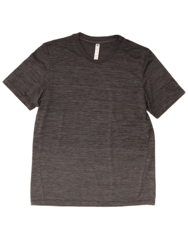Camiseta Adidas Hombre Top Poliéster Moteado Gris Medio