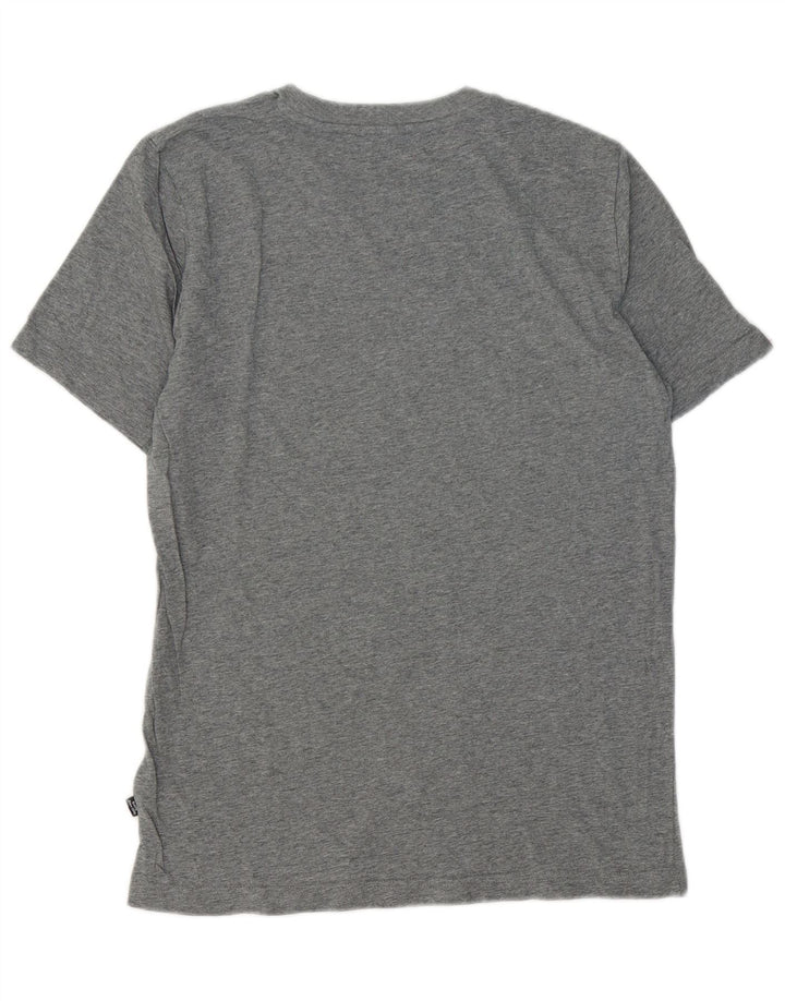 PUMA Camiseta gráfica para hombre Top Small Grey Cotton