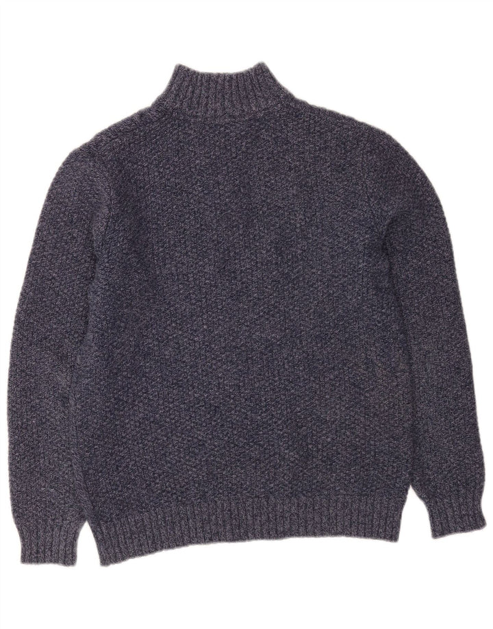 Crew Clothing - Jersey con cuello y botones para hombre, talla pequeña, color azul marino