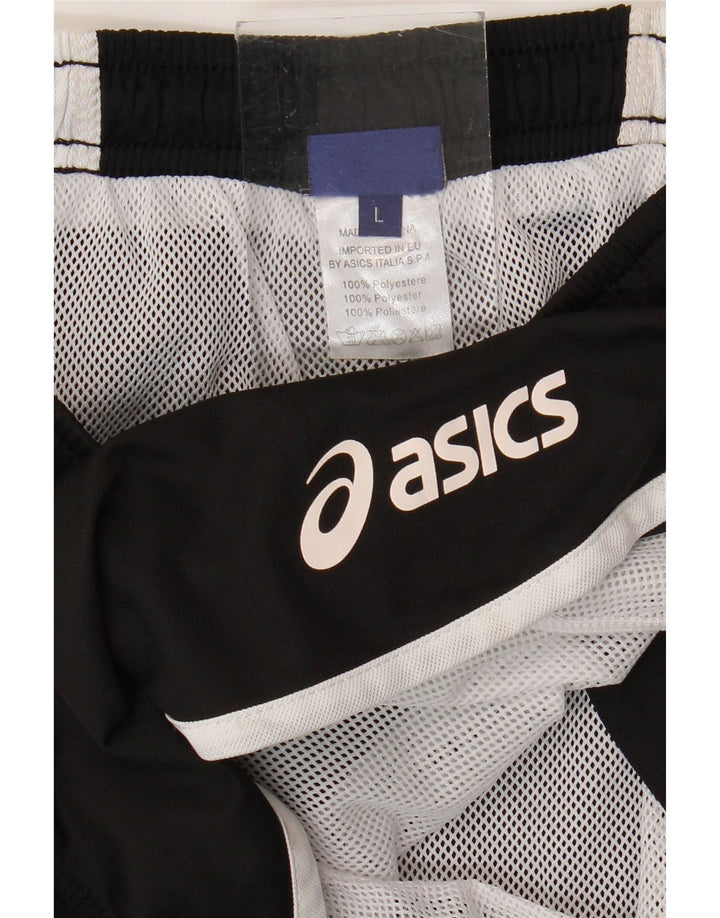 ASICS Bañador para mujer UK 40 Grande Negro Colorblock Poliéster