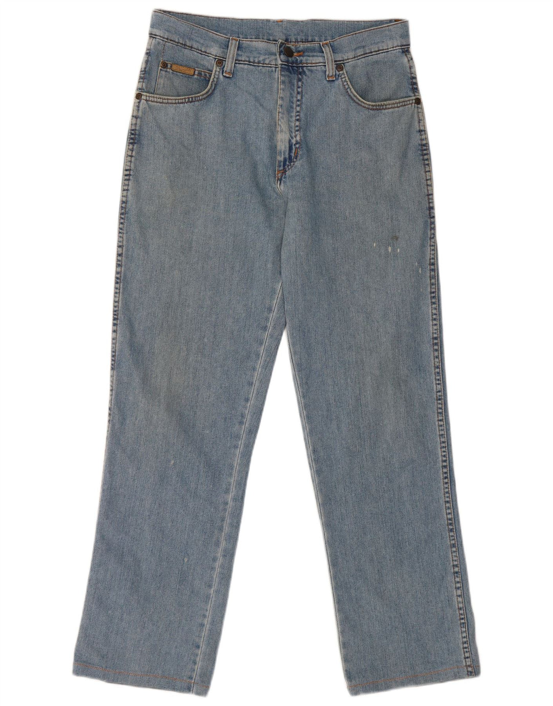 Wrangler Vaqueros rectos elásticos Texas para hombre W32 L29 Algodón azul