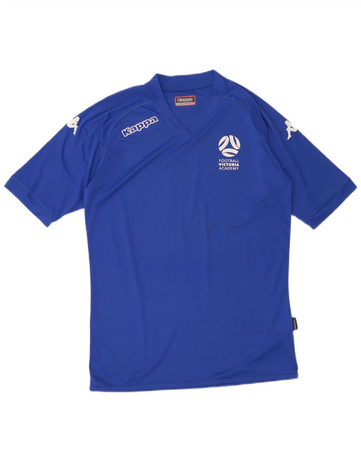 Kappa Camiseta gráfica para mujer Top UK 40 XL Poliéster azul