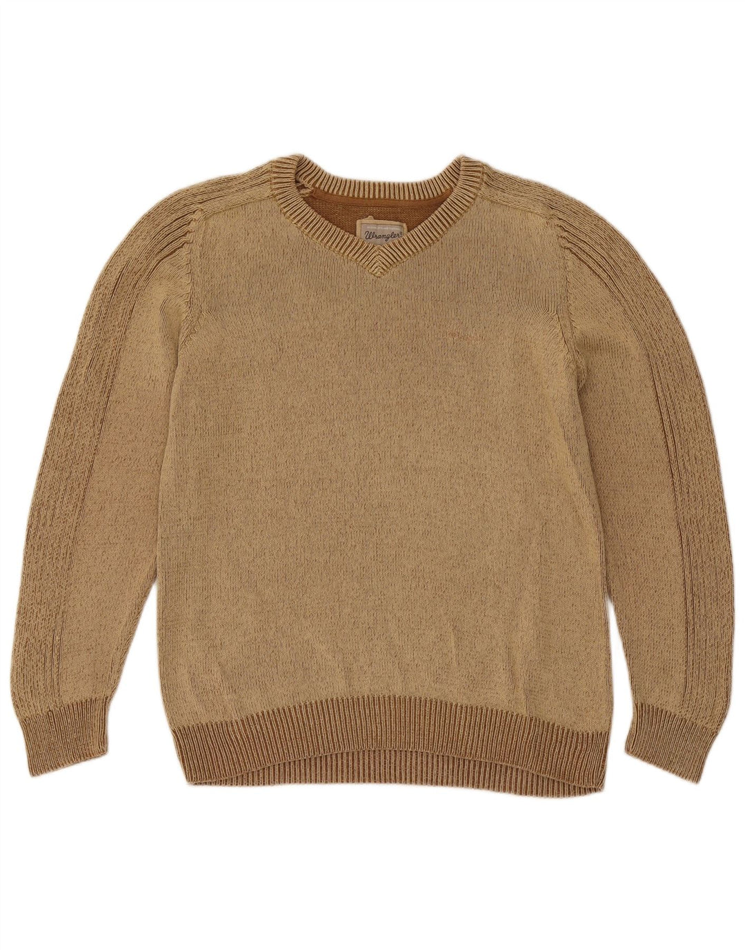 Wrangler Jersey Con Cuello En V Para Hombre Algodón Marrón Medio
