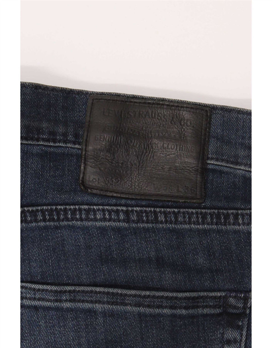 Vaqueros Levi's Mujer 512 Slim Tapered W34 L36 Azul Marino