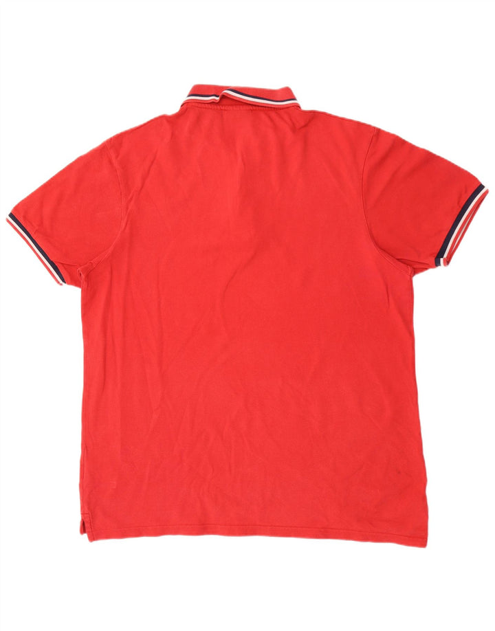 Polo Fila Hombre 2XL Algodón Rojo