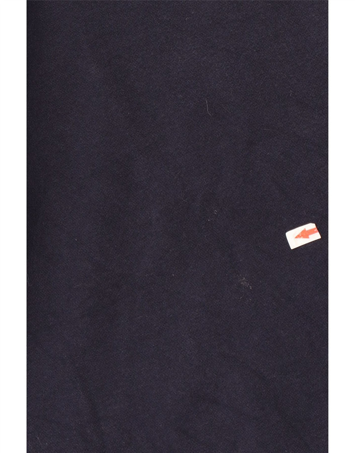 Zara Hombre Sudadera Jumper Small Azul Marino Algodón