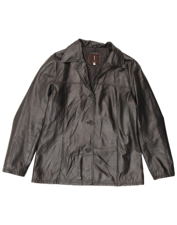 Conbipel Chaqueta De Cuero Mujer IT 48 XL Cuero Negro