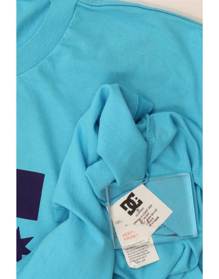 DC Hombre Camiseta Gráfica Top XL Algodón Azul