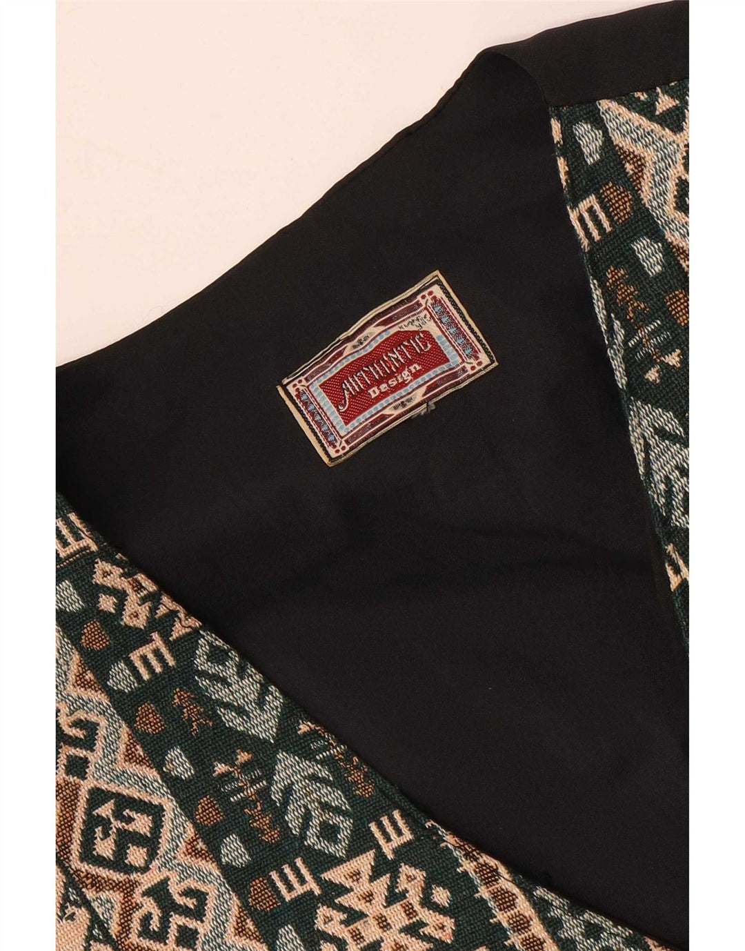 Auténtico chaleco para hombre pequeño multicolor Fair Isle
