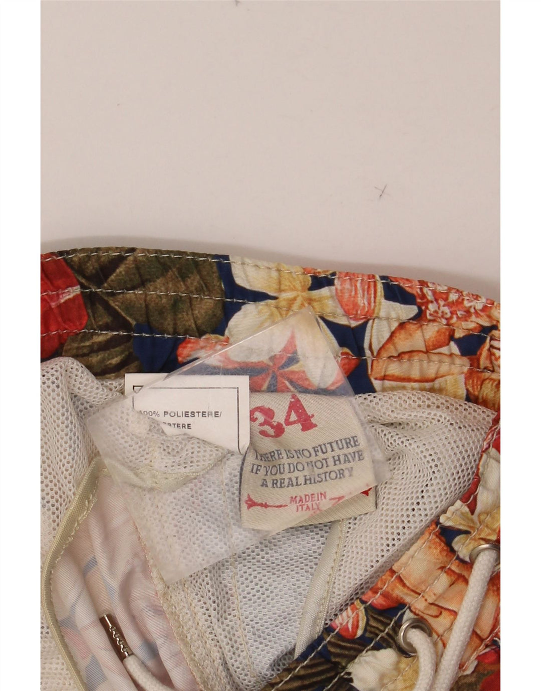 ROY ROGERS Bañador para hombre, talla grande, poliéster floral multicolor