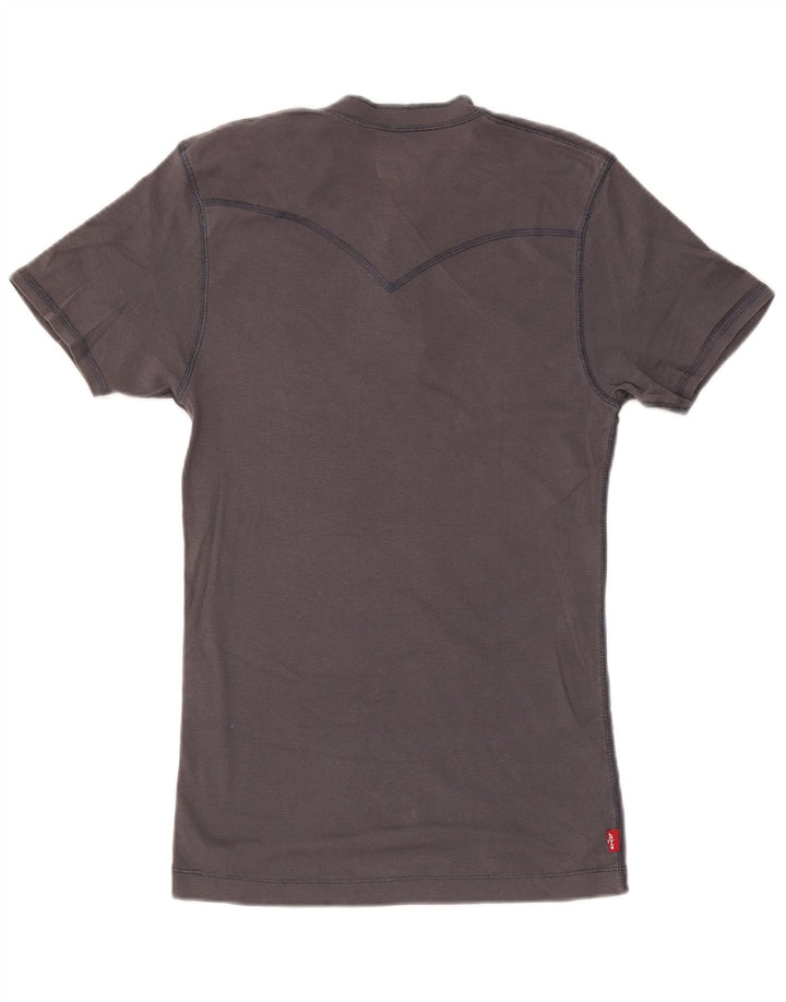 Camiseta Levi's para hombre Top grande de algodón gris