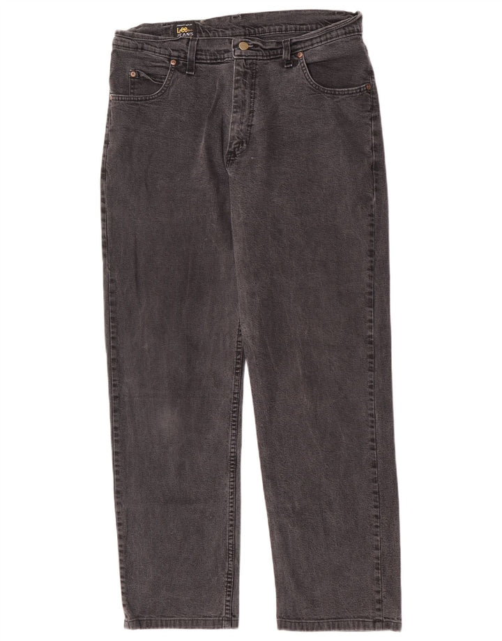 Lee Vaqueros Rectos Brooklyn Para Hombre W36 L30 Algodón Gris