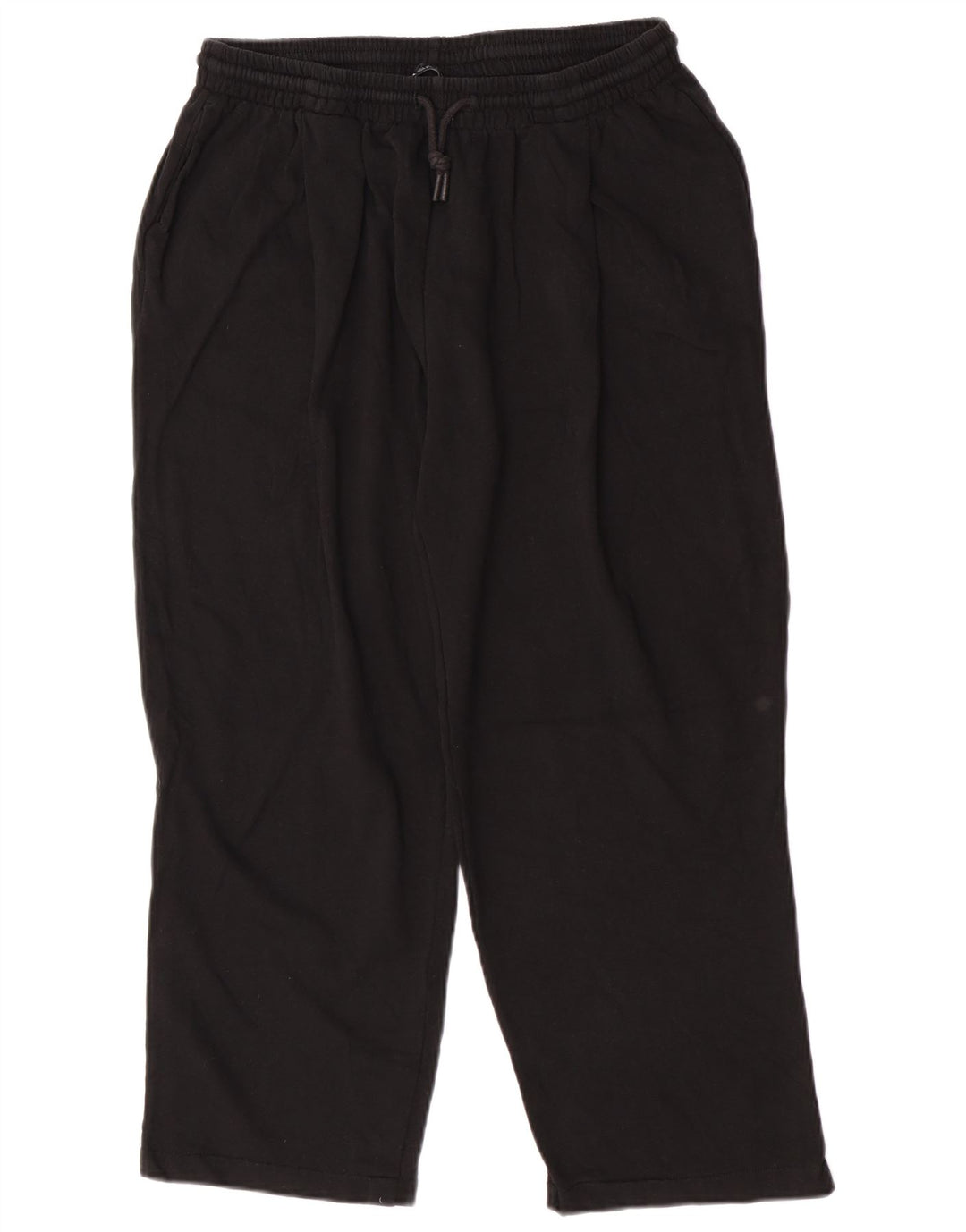 Zara Mujer Pantalones De Chándal UK 44 Large Negro