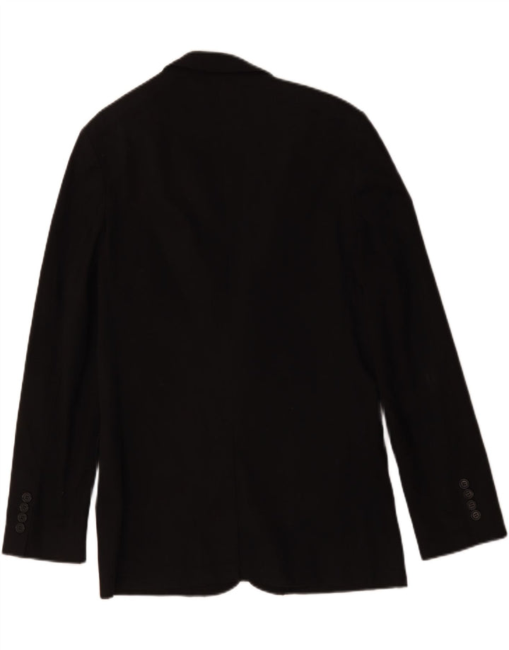 Zara Chaqueta Blazer De 2 Botones Para Hombre EU 50 Medium Viscosa Negra