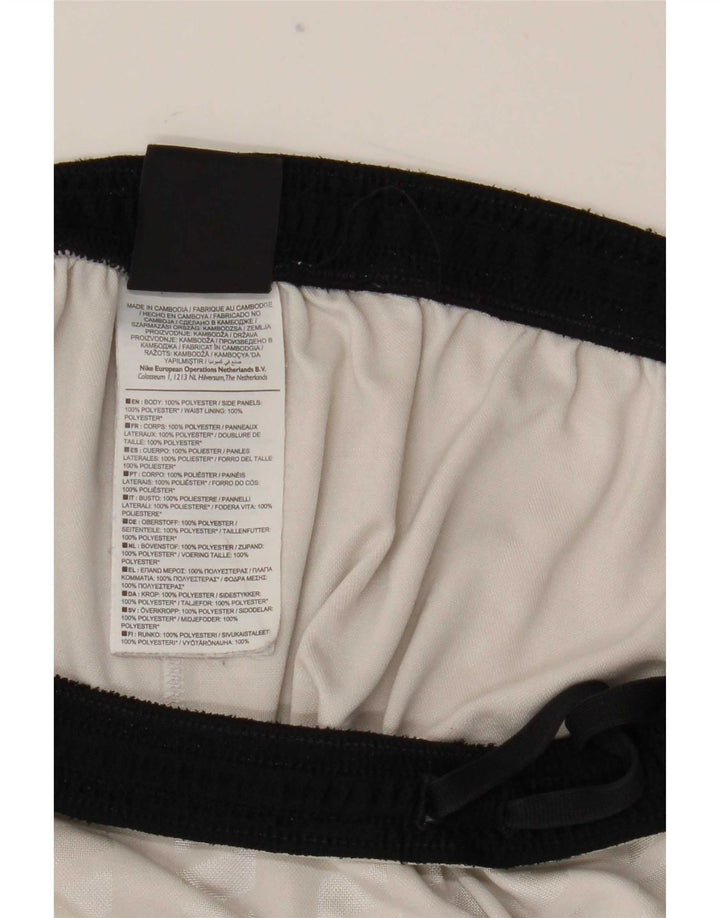 Nike - Pantalones cortos deportivos Dri Fit para hombre, tamaño grande, color blanco, poliéster
