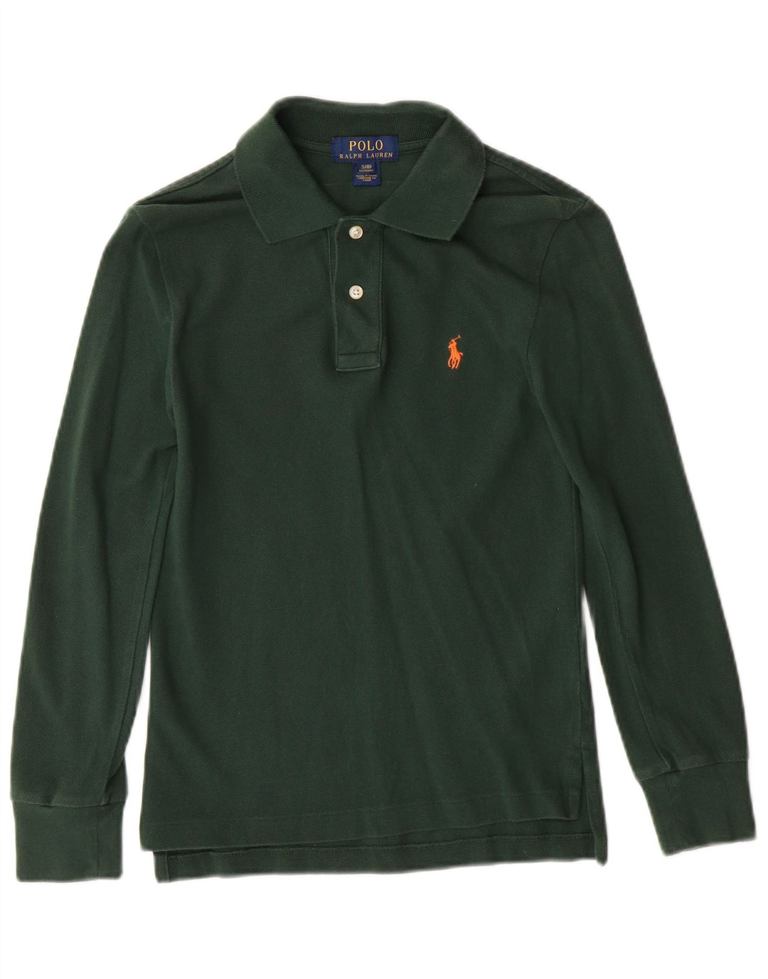 POLO RALPH LAUREN Polo de ajuste personalizado para niños 7-8 años Pequeño Verde