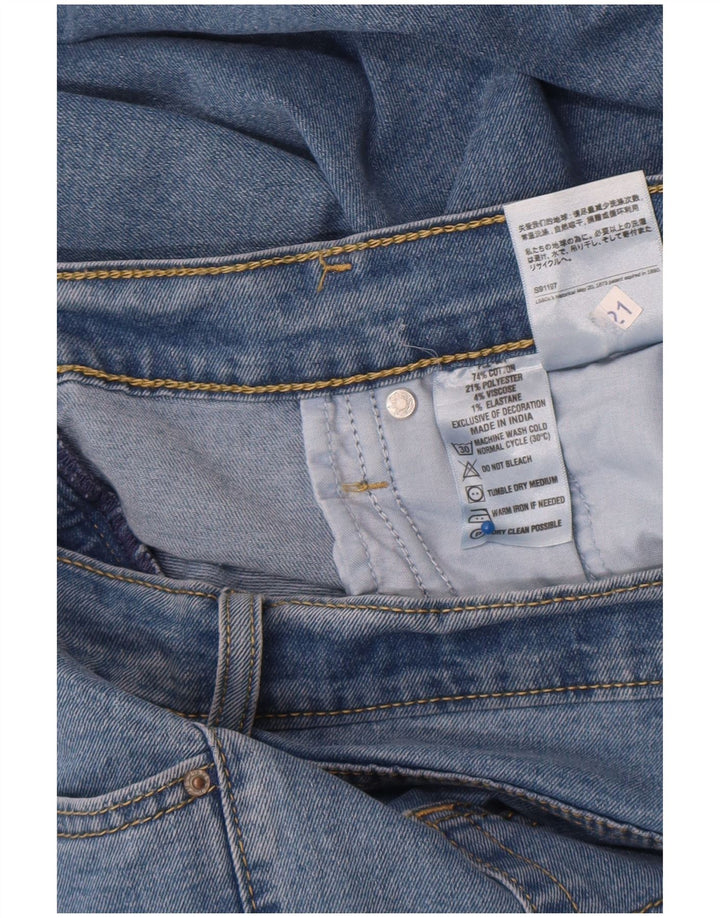 Vaqueros rectos Levi's para hombre W34 L28 Algodón azul