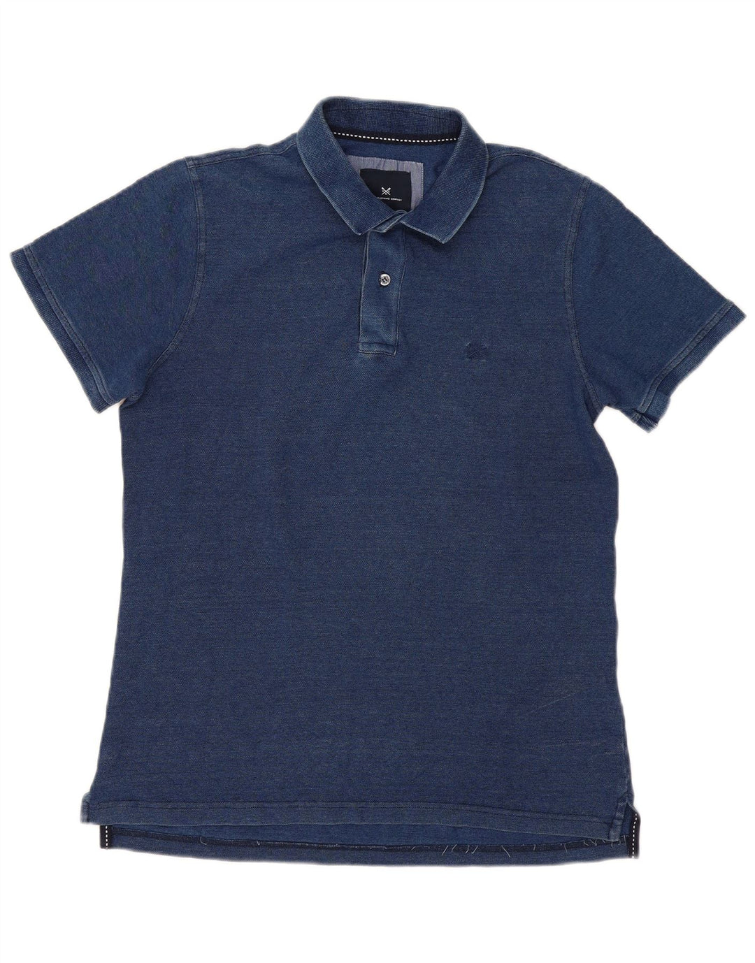Crew Clothing Polo para hombre Algodón azul marino mediano