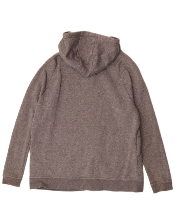 Nike - Sudadera con capucha y cremallera para mujer, talla 40, talla grande, algodón gris