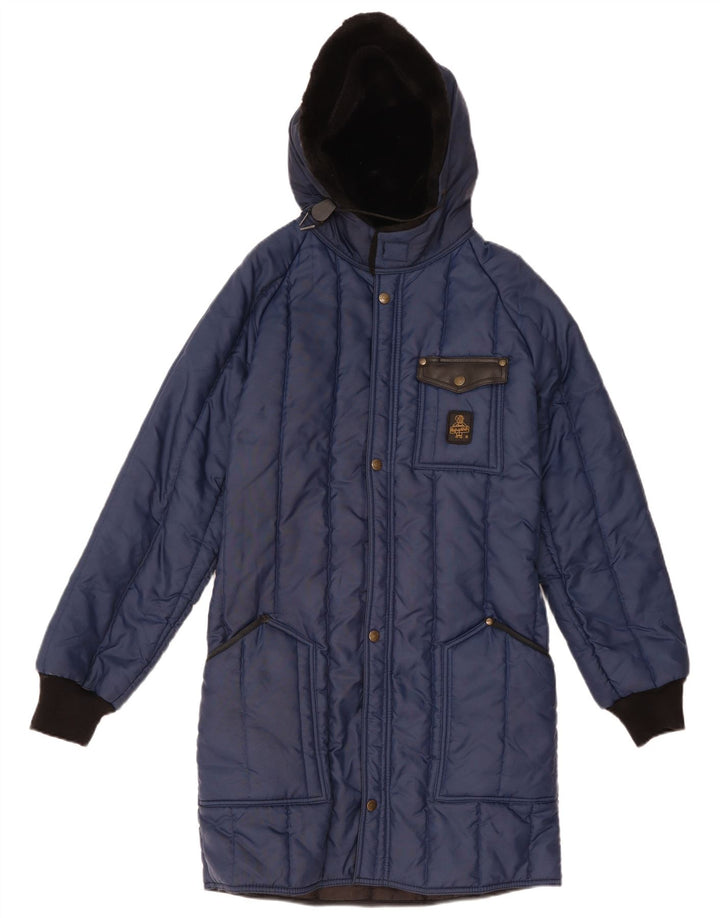 Refrigiwear Abrigo acolchado con capucha para niño 13-14 años Azul Marino Poliamida
