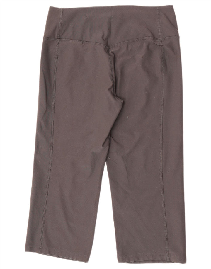 Nike - Leggings capri Dri Fit para mujer, talla 44, poliéster gris medio