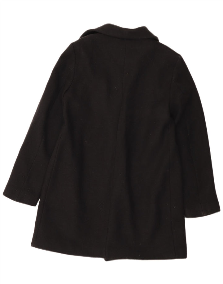 Zara Mujer Abrigo Abierto UK 10 Small Negro