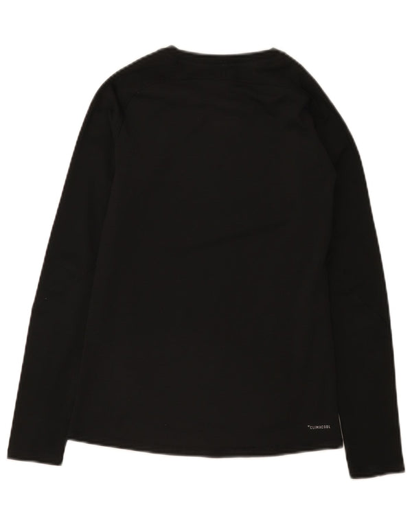 Adidas Chico Climacool Top Manga Larga 11-12 Años Negro Poliéster