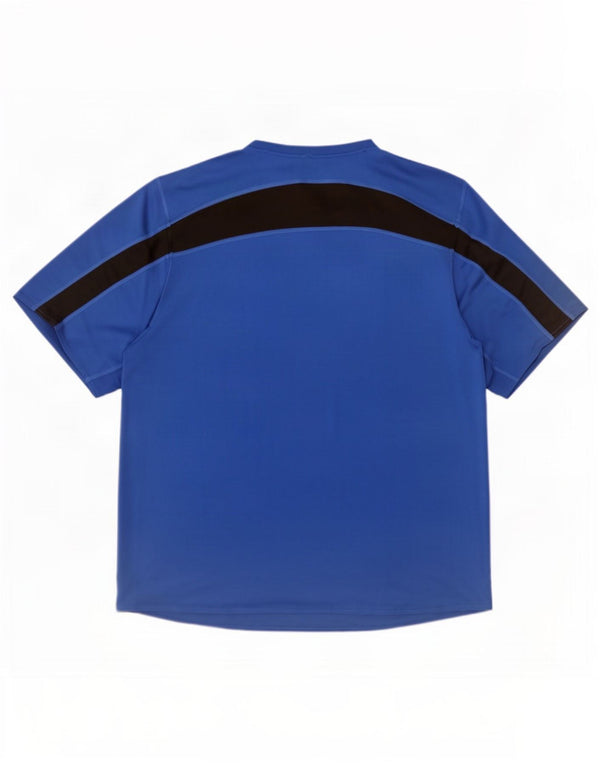 Camiseta Adidas Hombre Top 2XL Azul Colorblock