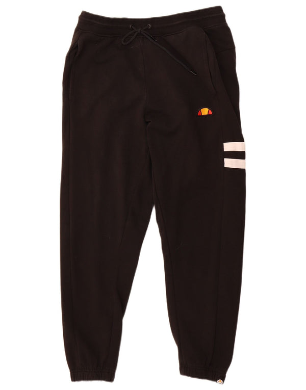 Ellesse Pantalones de chándal para mujer Joggers UK 44 Large Black Cotton