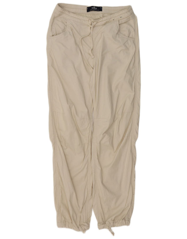HOLLISTER Mens Baggy Joggers Trousers Small W29 L29 Beige Cotton