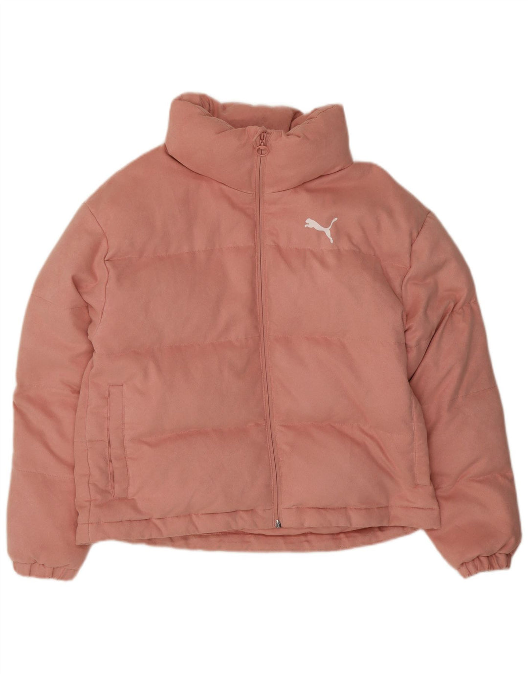 Puma Chaqueta acolchada para mujer UK 44 Poliéster rosa medio