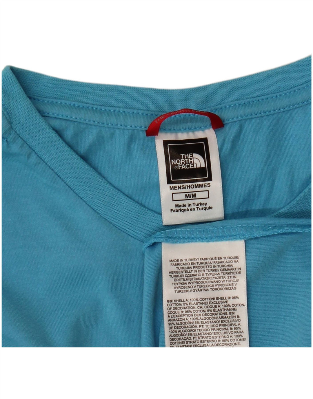 THE NORTH FACE Camiseta Hombre Top Azul Medio Algodón