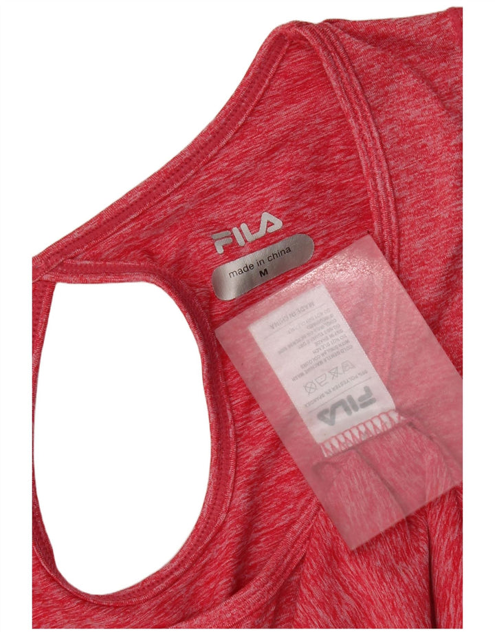 Fila Camiseta para mujer Top UK 42 Poliéster color block rosa medio